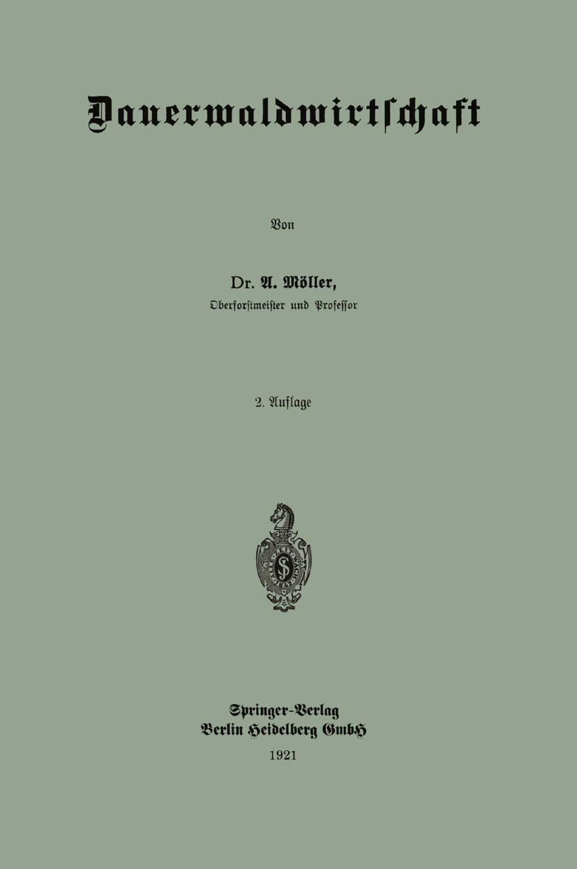 Vorderes Coverbild Dauerwaldwirtschaft