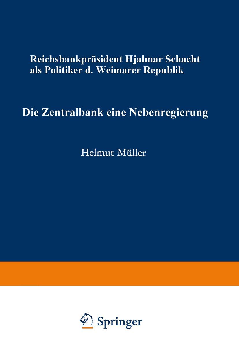 Vorderes Coverbild Die Zentralbank - eine Nebenregierung