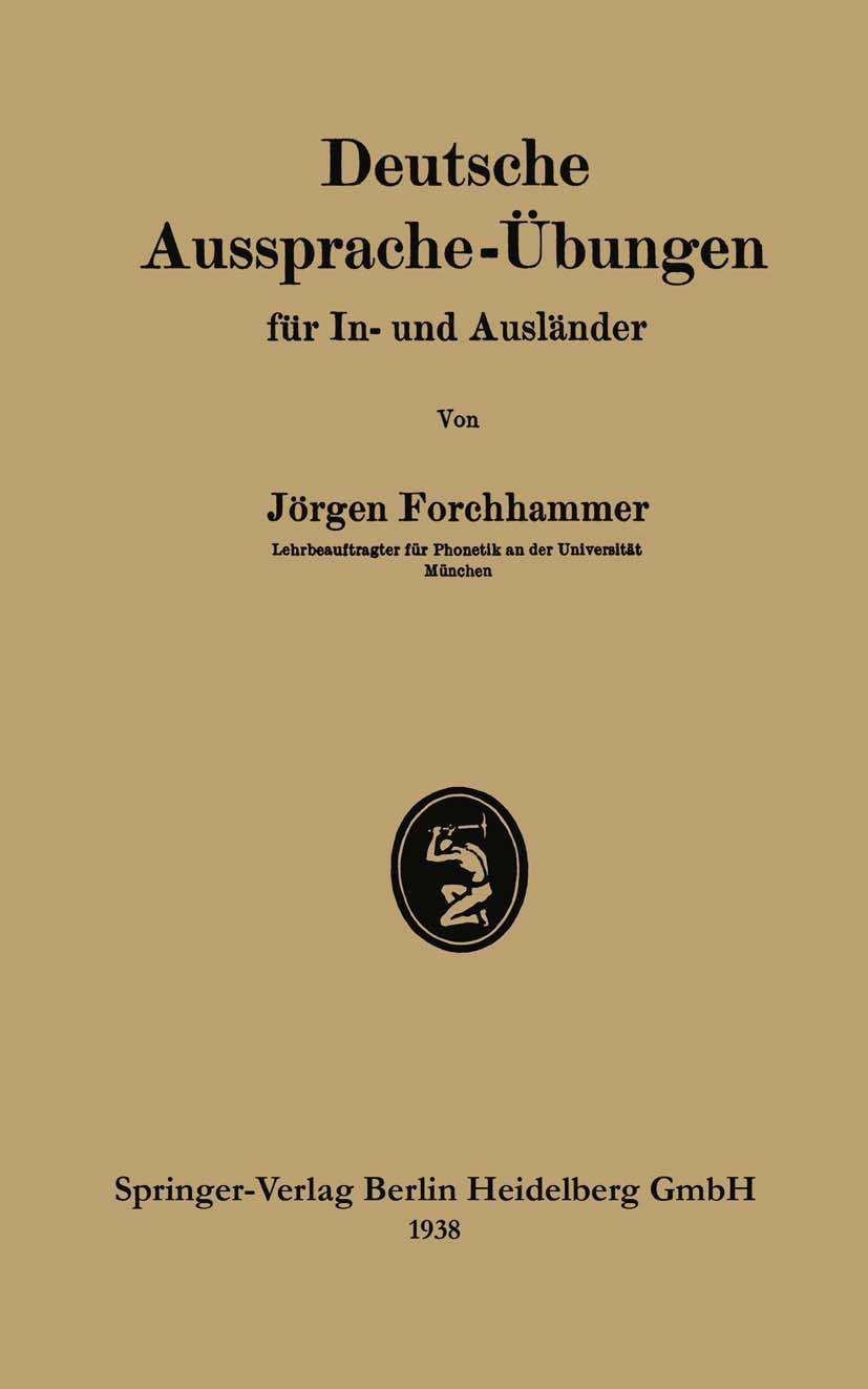 Vorderes Coverbild Deutsche Aussprache-Übungen für In- und Ausländer