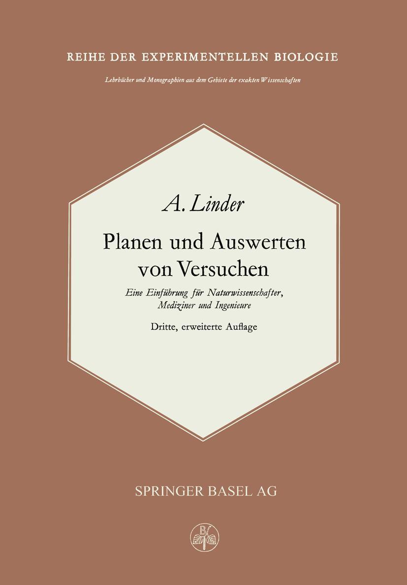 Vorderes Coverbild Planen und Auswerten von Versuchen