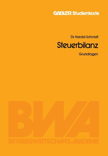Vorderes Coverbild Steuerbilanz