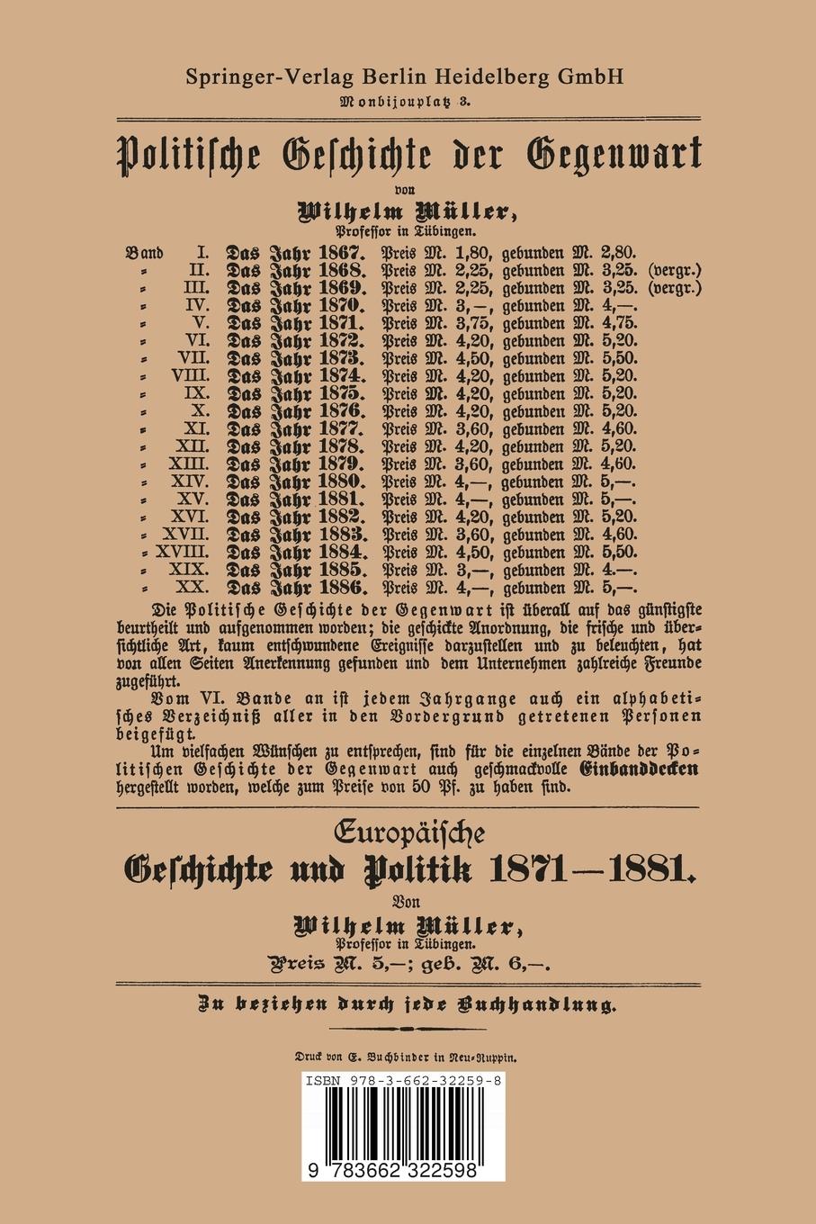 Rückseitencover Die Volksthümliche Regierung