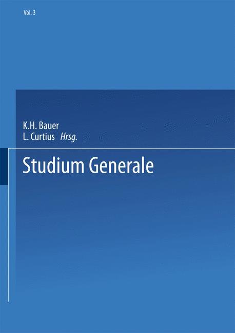 Vorderes Coverbild Studium Generale