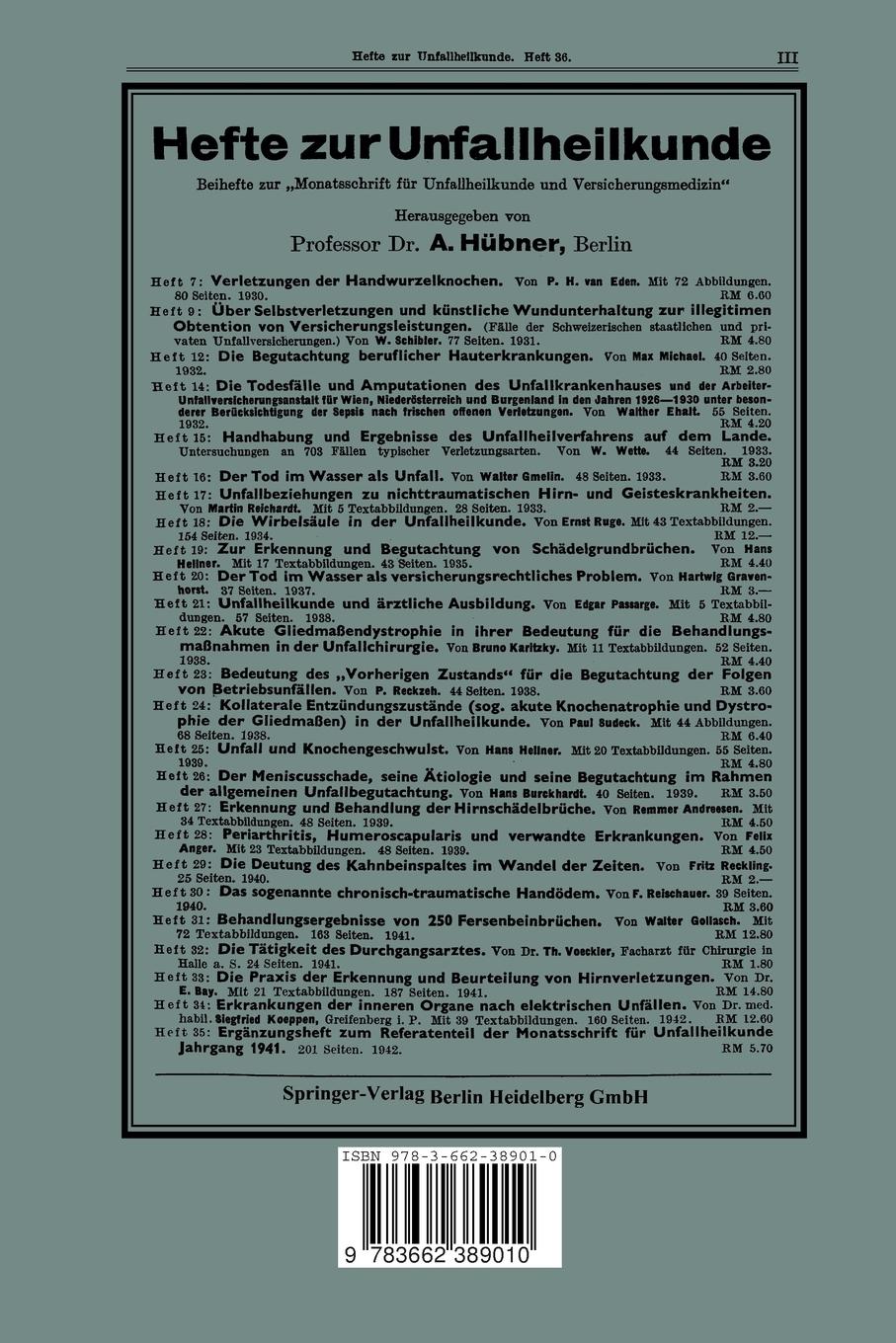 Rückseitencover Das Distale Radio-Ulnargelenk