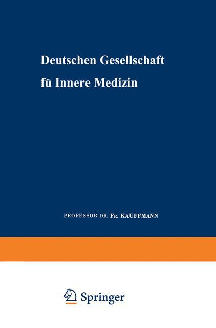 Vorderes Coverbild Verhandlungen der Deutschen Gesellschaft für Innere Medizin