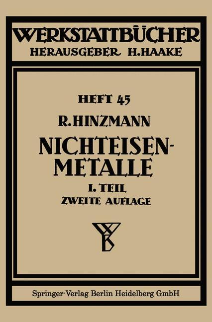 Vorderes Coverbild Nichteisenmetalle