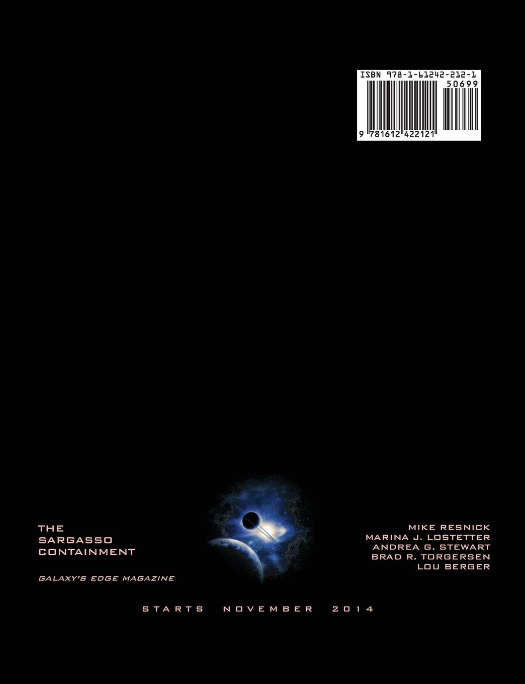 Rückseitencover Galaxy's Edge Magazine