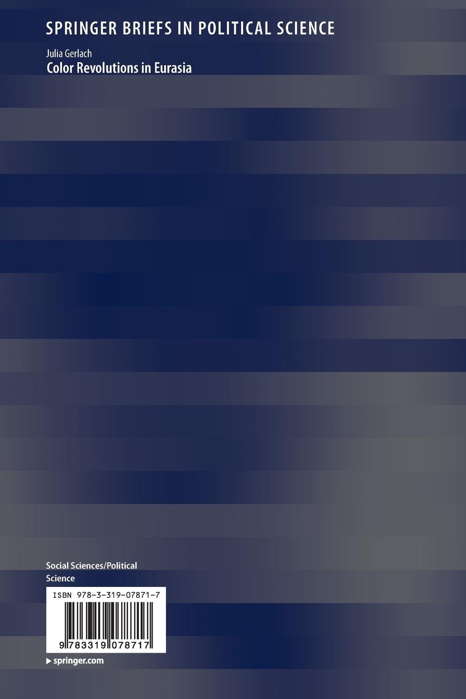 Rückseitencover Color Revolutions in Eurasia