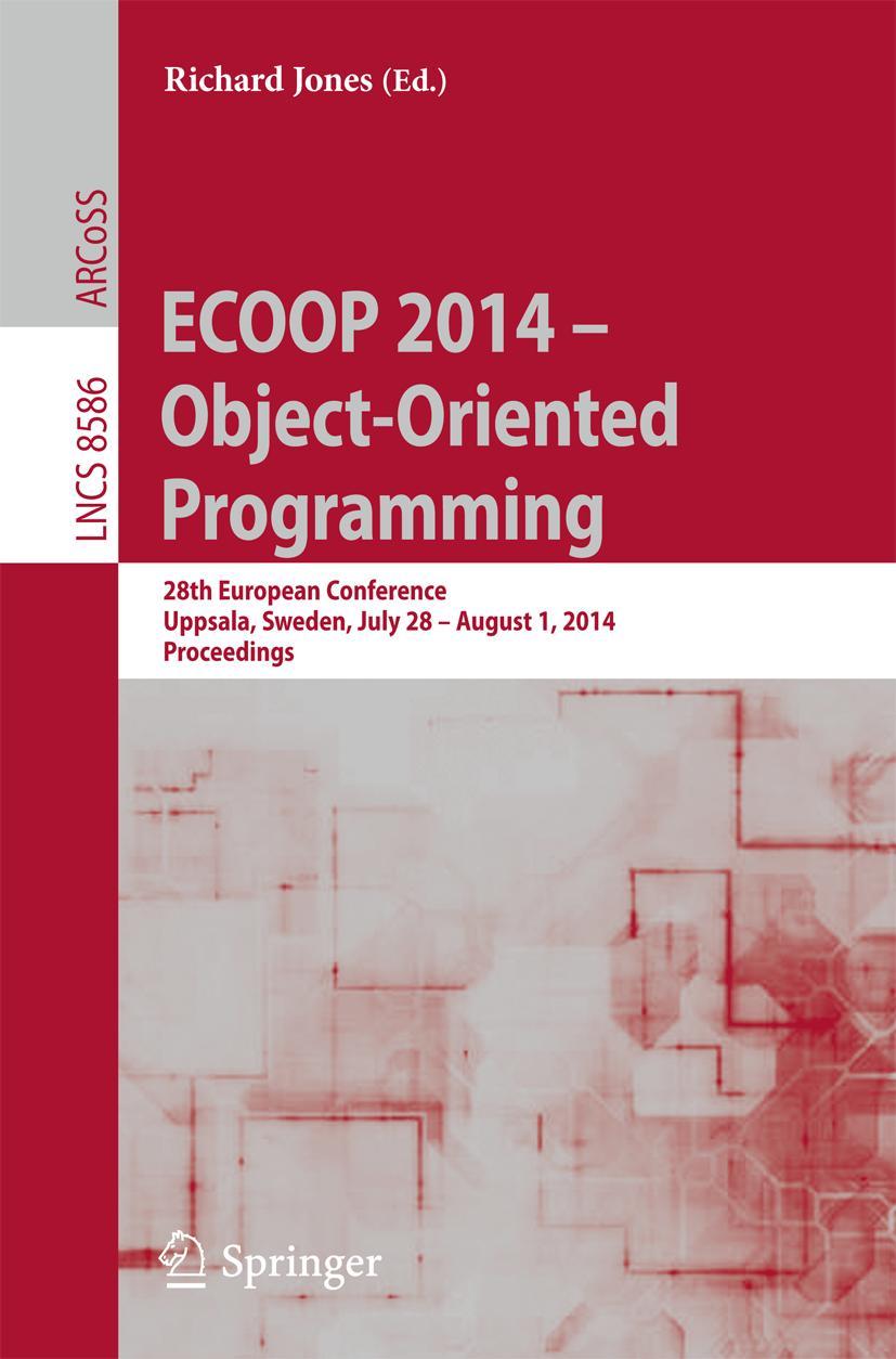 Vorderes Coverbild ECOOP 2014 -- Object-Oriented Programming