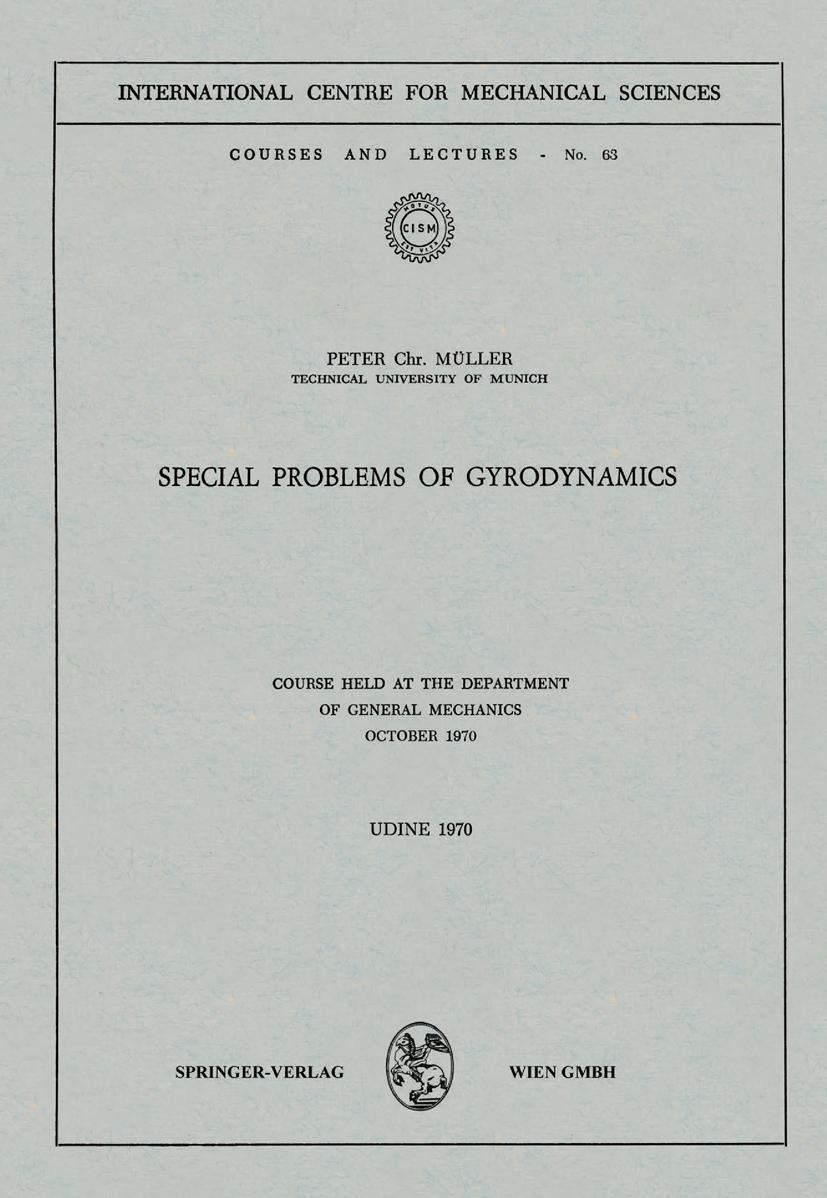 Vorderes Coverbild Special Problems of Gyrodynamics