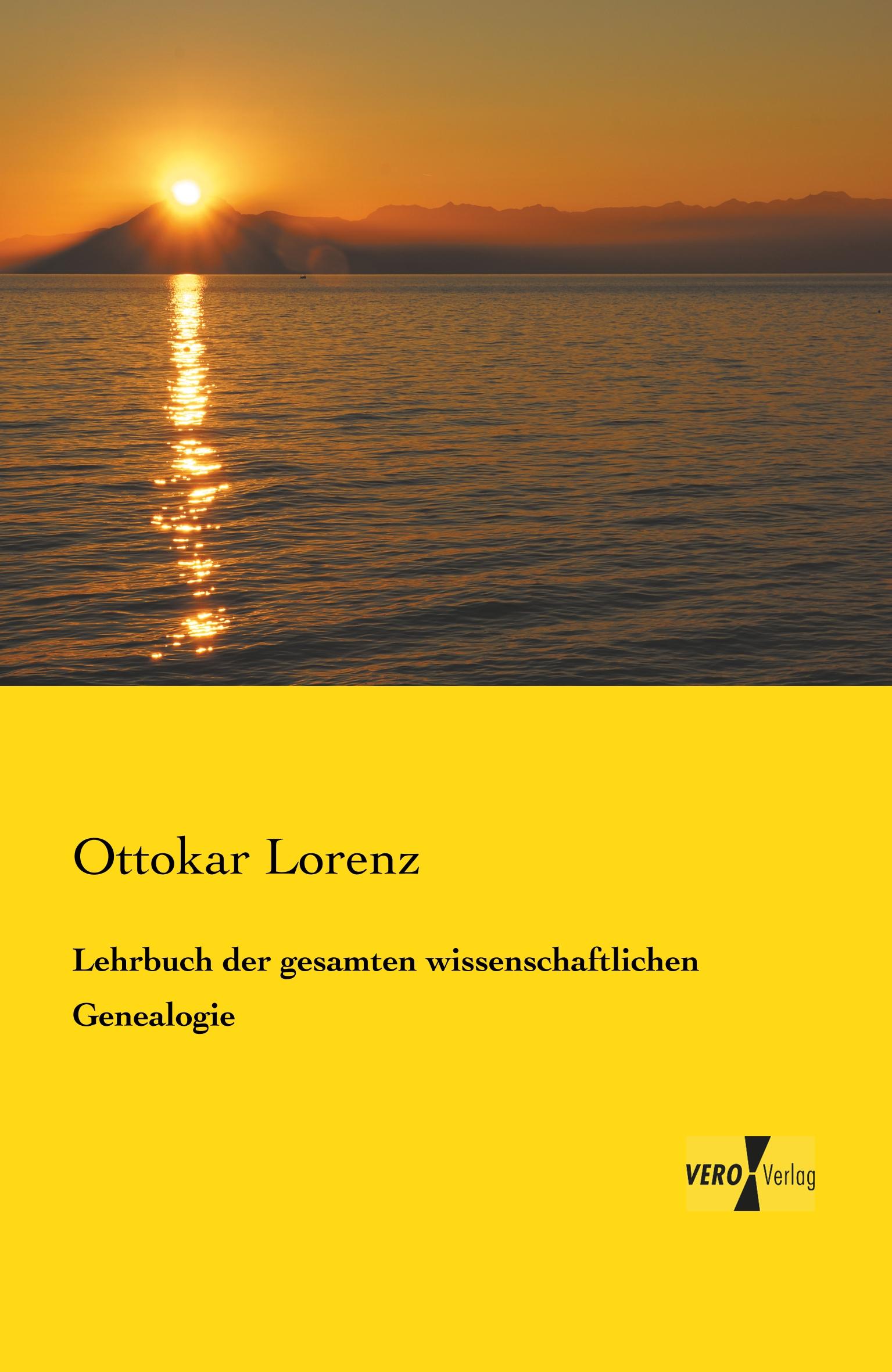 Vorderes Coverbild Lehrbuch der gesamten wissenschaftlichen Genealogie