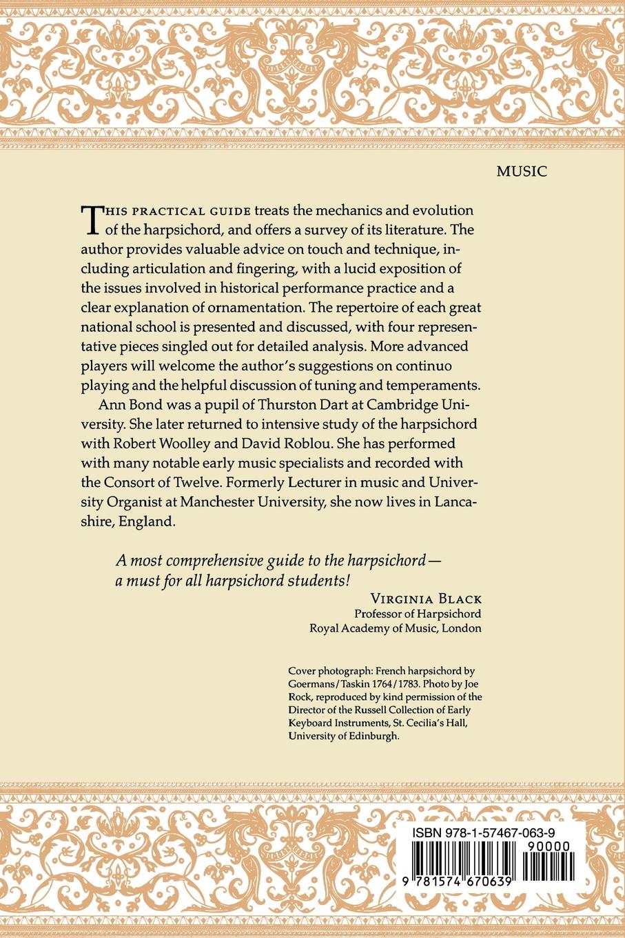 Rückseitencover Guide to the Harpsichord