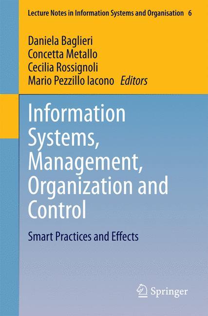 Vorderes Coverbild Information Systems, Management, Organization and Control