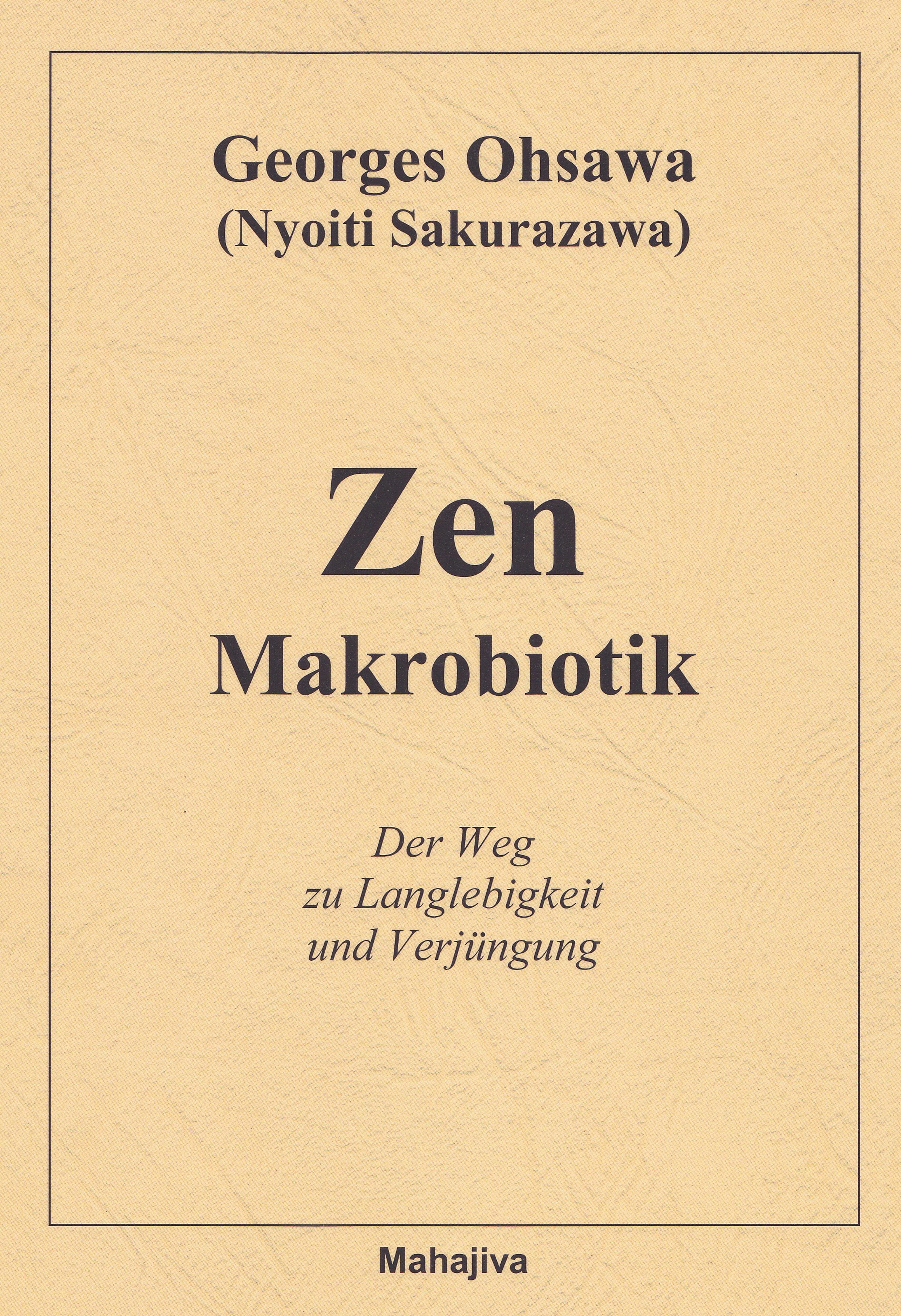 Vorderes Coverbild Zen Makrobiotik