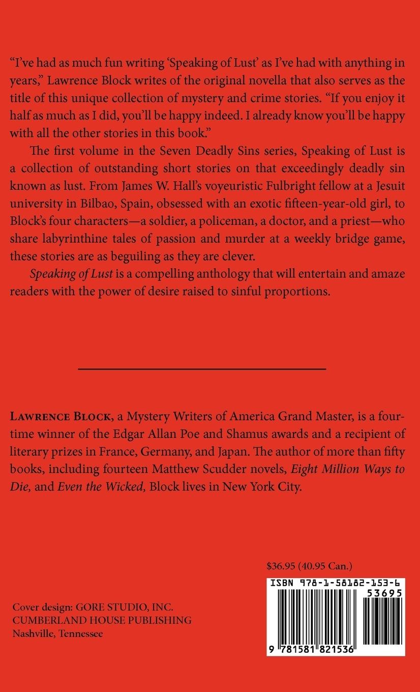 Rückseitencover Speaking of Lust