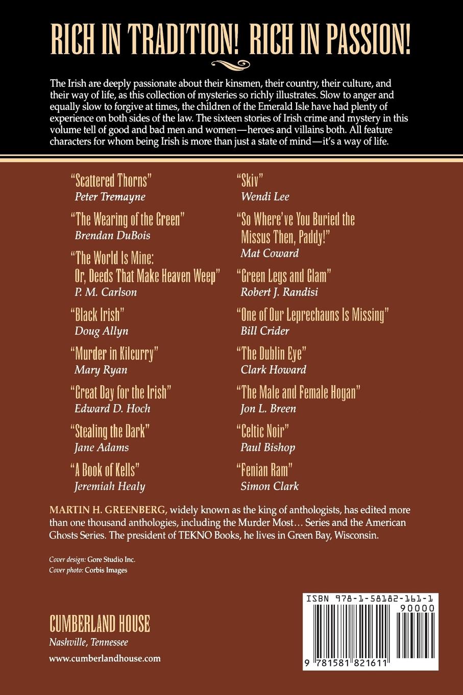 Rückseitencover Murder Most Celtic