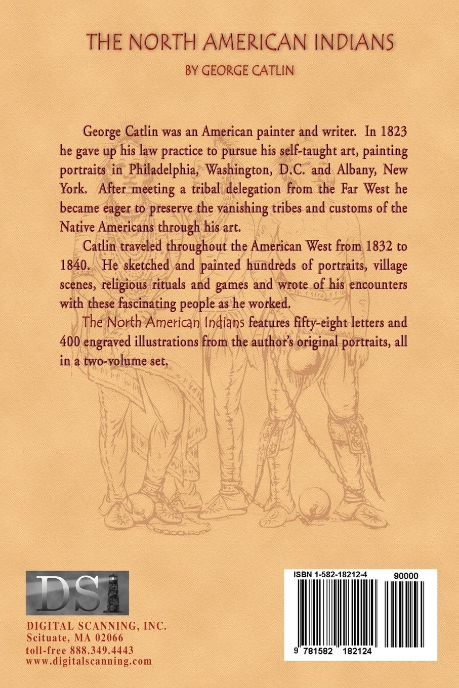 Rückseitencover North American Indians, Volume I of 2