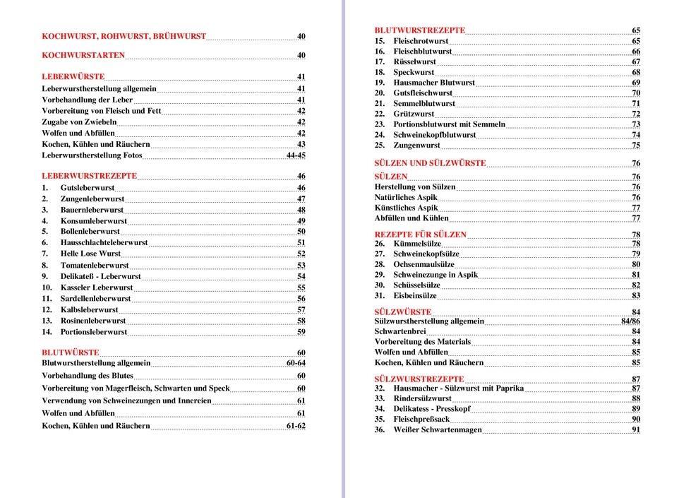 Beispielinhalt (Bild) Das große DDR - Wurstbuch