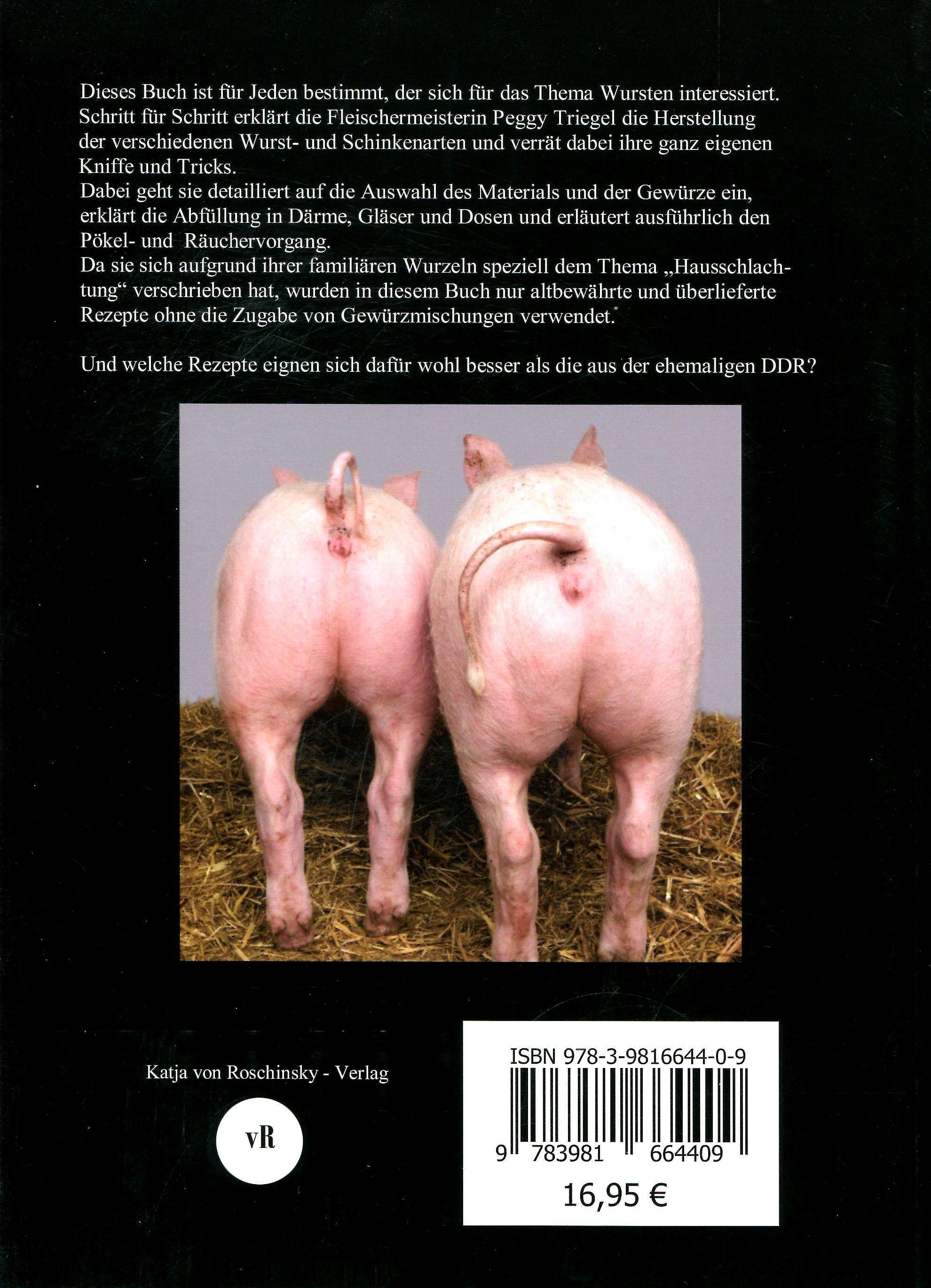 Rückseitencover Das große DDR - Wurstbuch