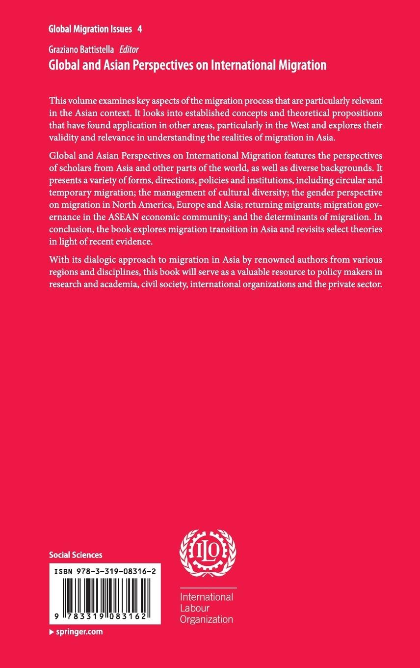 Rückseitencover Global and Asian Perspectives on International Migration