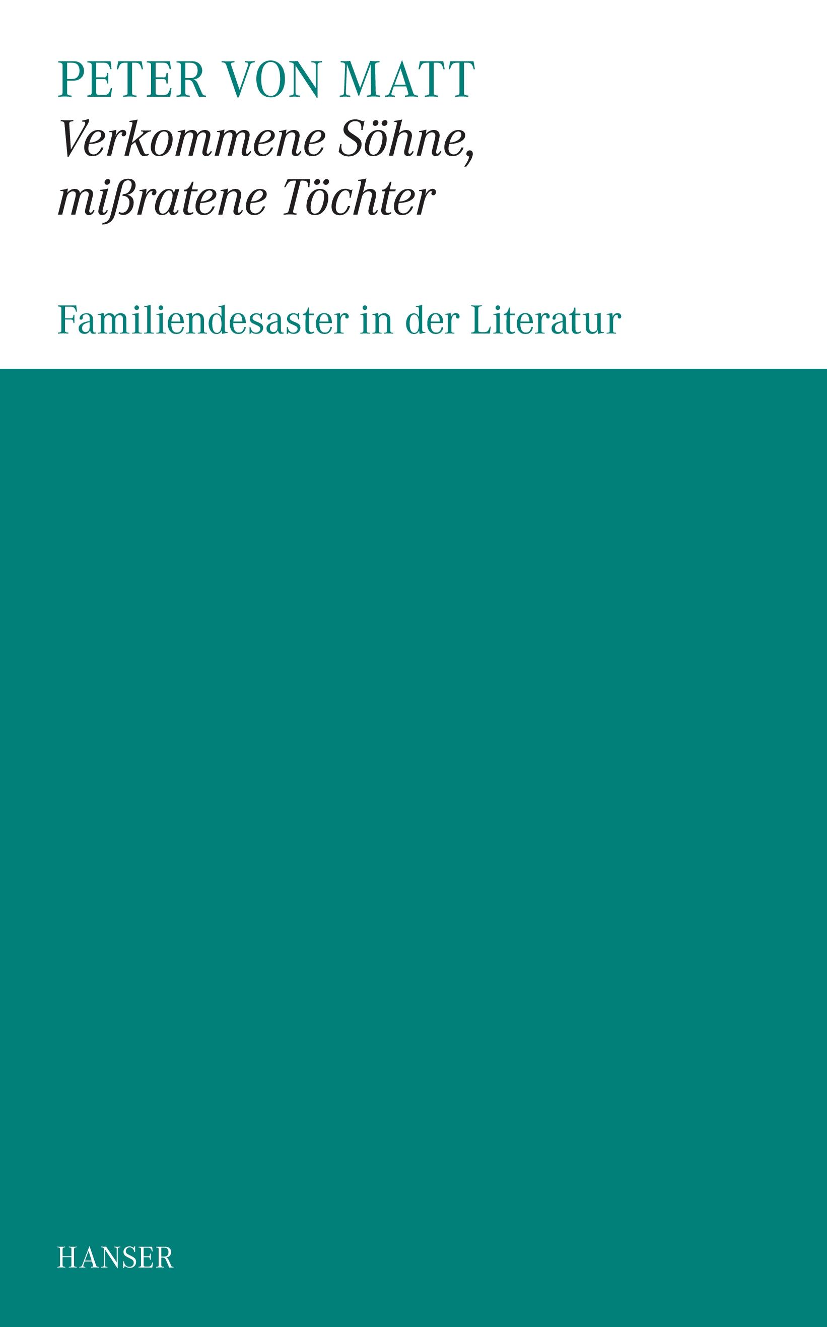 Vorderes Coverbild Verkommene Sohne, mißratene Töchter