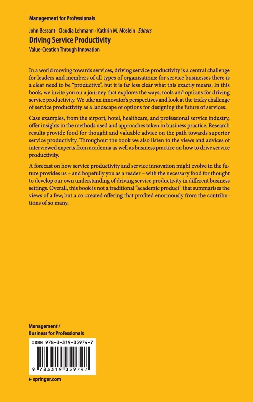 Rückseitencover Driving Service Productivity