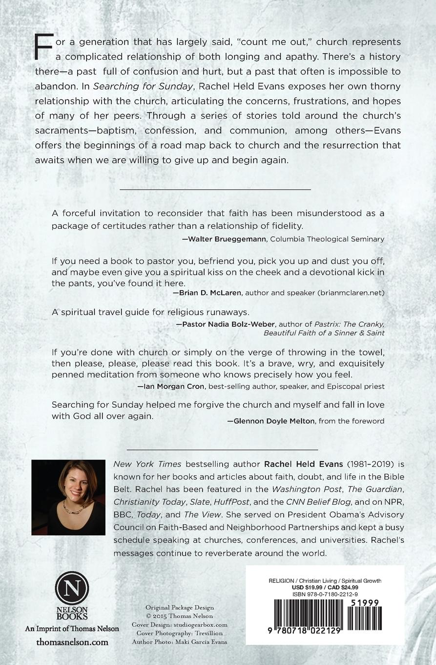 Rückseitencover Searching for Sunday