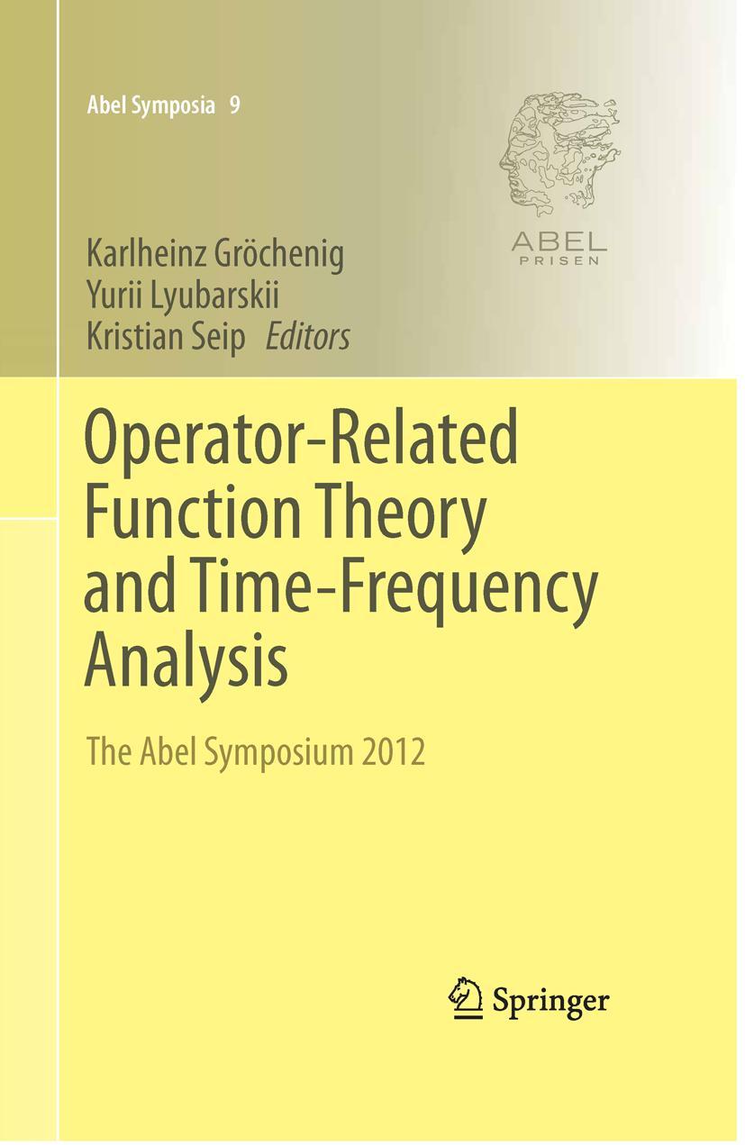 Vorderes Coverbild Operator-Related Function Theory and Time-Frequency Analysis