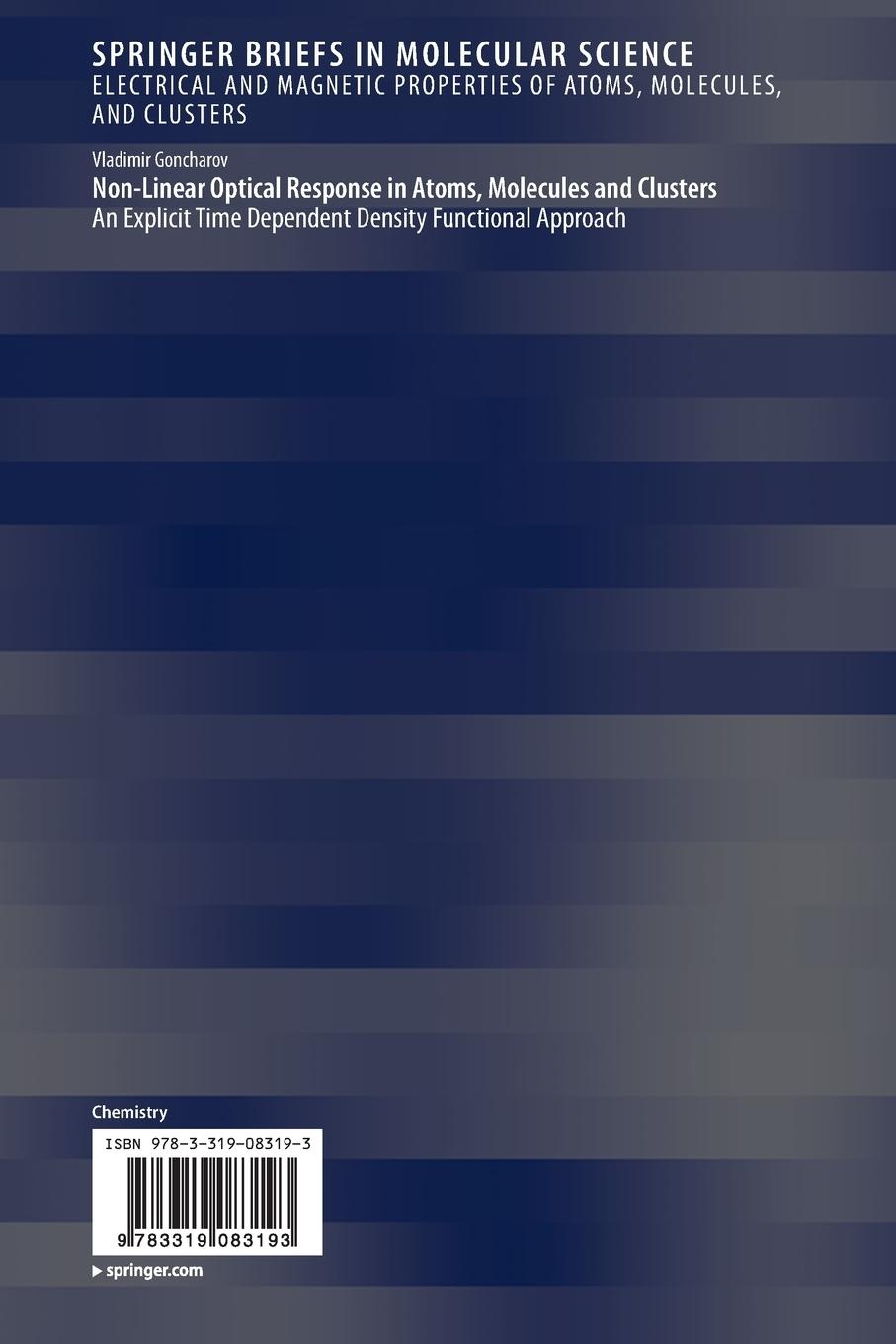 Rückseitencover Non-Linear Optical Response in Atoms, Molecules and Clusters