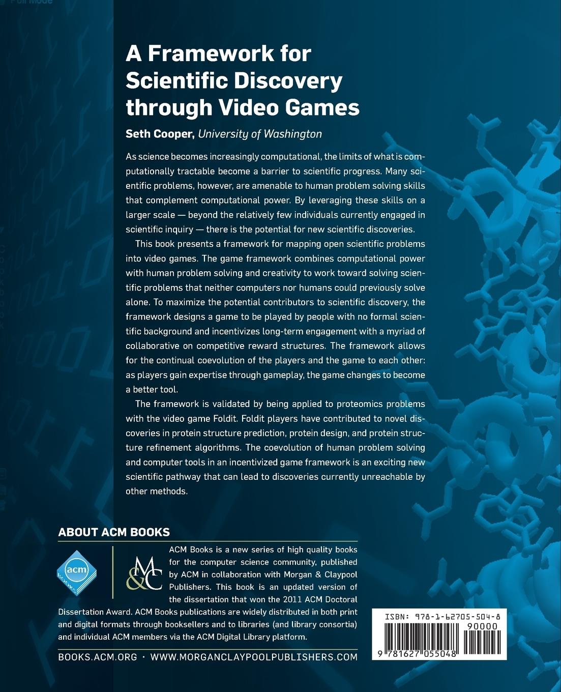 Rückseitencover A Framework for Scientific Discovery through Video Games