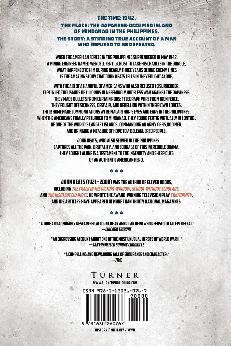 Rückseitencover They Fought Alone