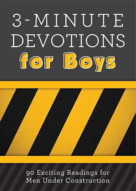 Vorderes Coverbild 3-Minute Devotions for Boys
