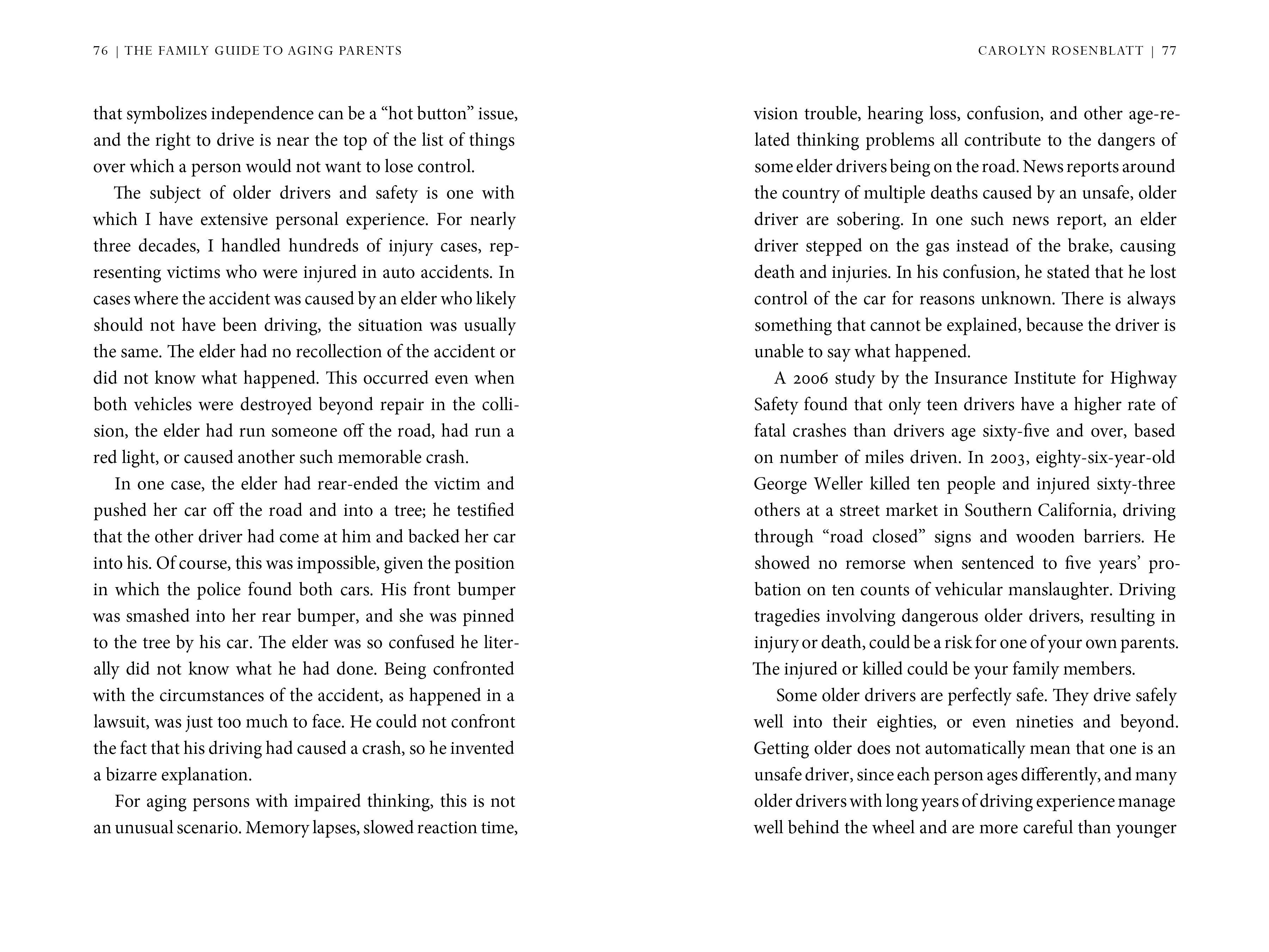 Beispielinhalt (Bild) The Family Guide to Aging Parents