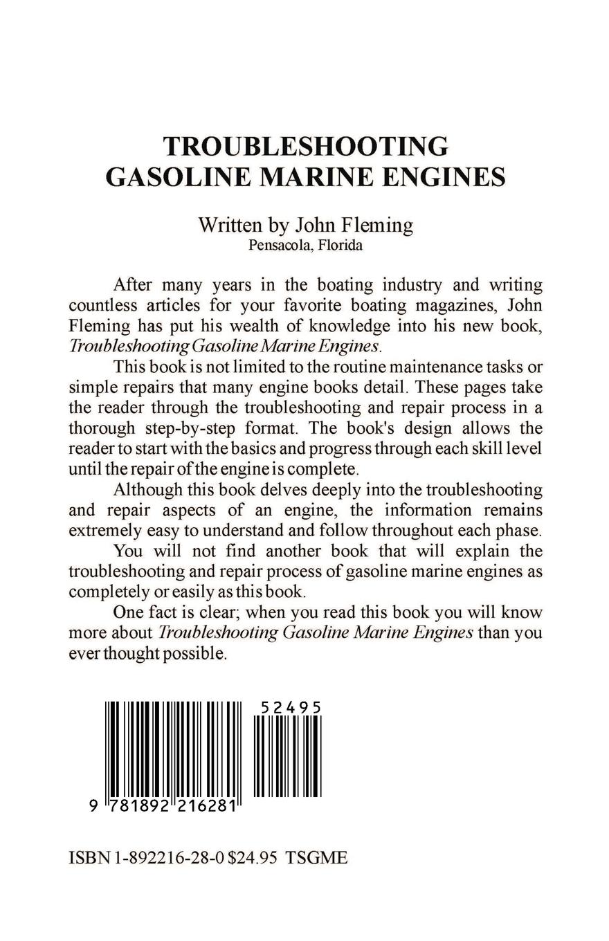 Rückseitencover Trouble Shooting Gasoline Marine Engines