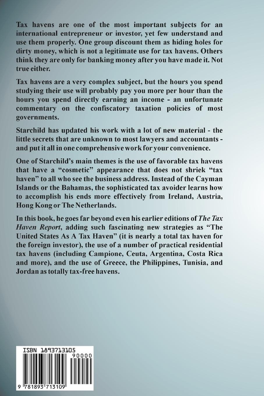 Rückseitencover The Complete Guide to Tax Havens