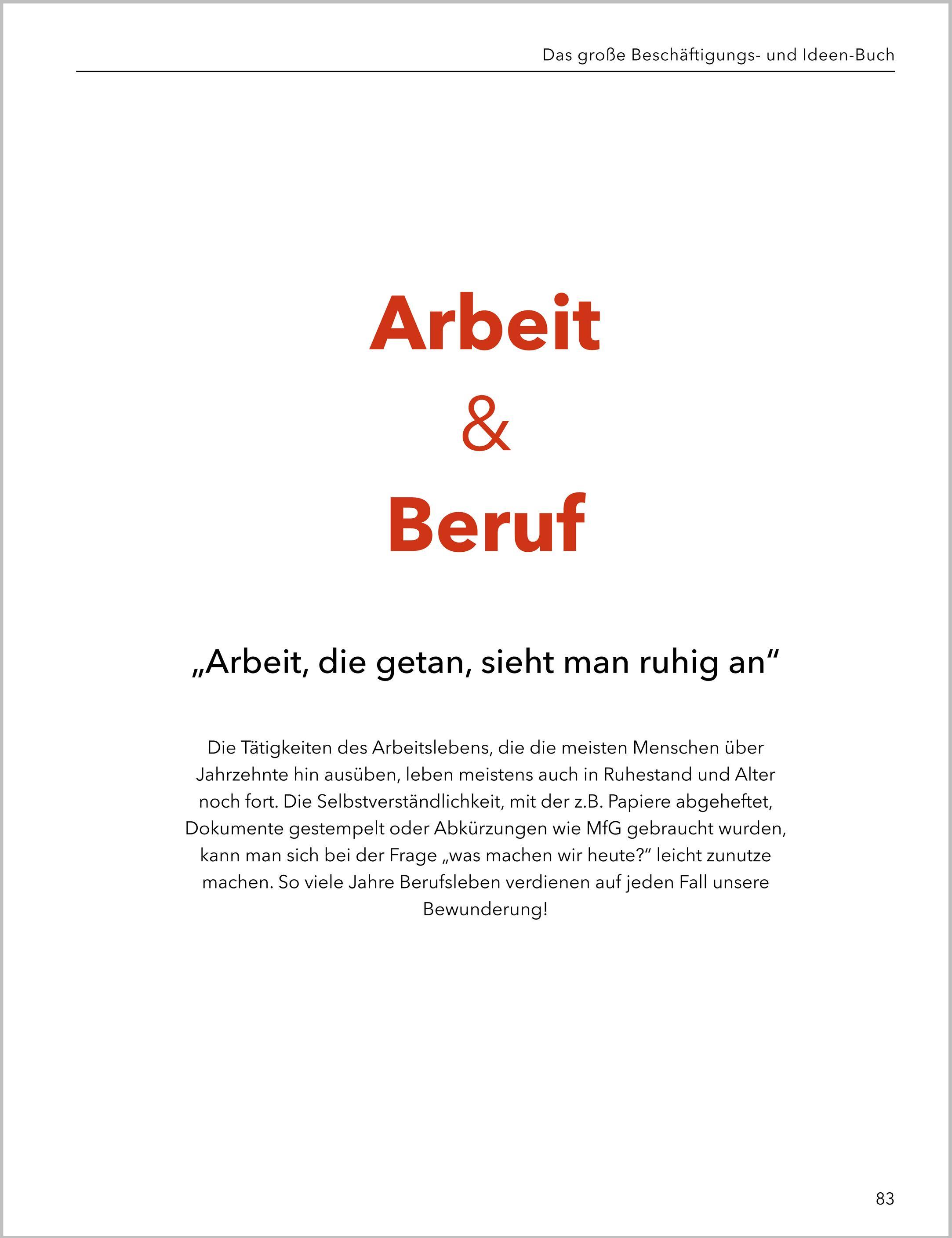 Beispielinhalt (Bild) Das große Beschäftigungsbuch für Menschen mit Demenz
