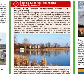 Beispielinhalt (Bild) Motorradkarte Lausitz, Sächsisches Elbland - Sächsische Schweiz 1 : 200 000