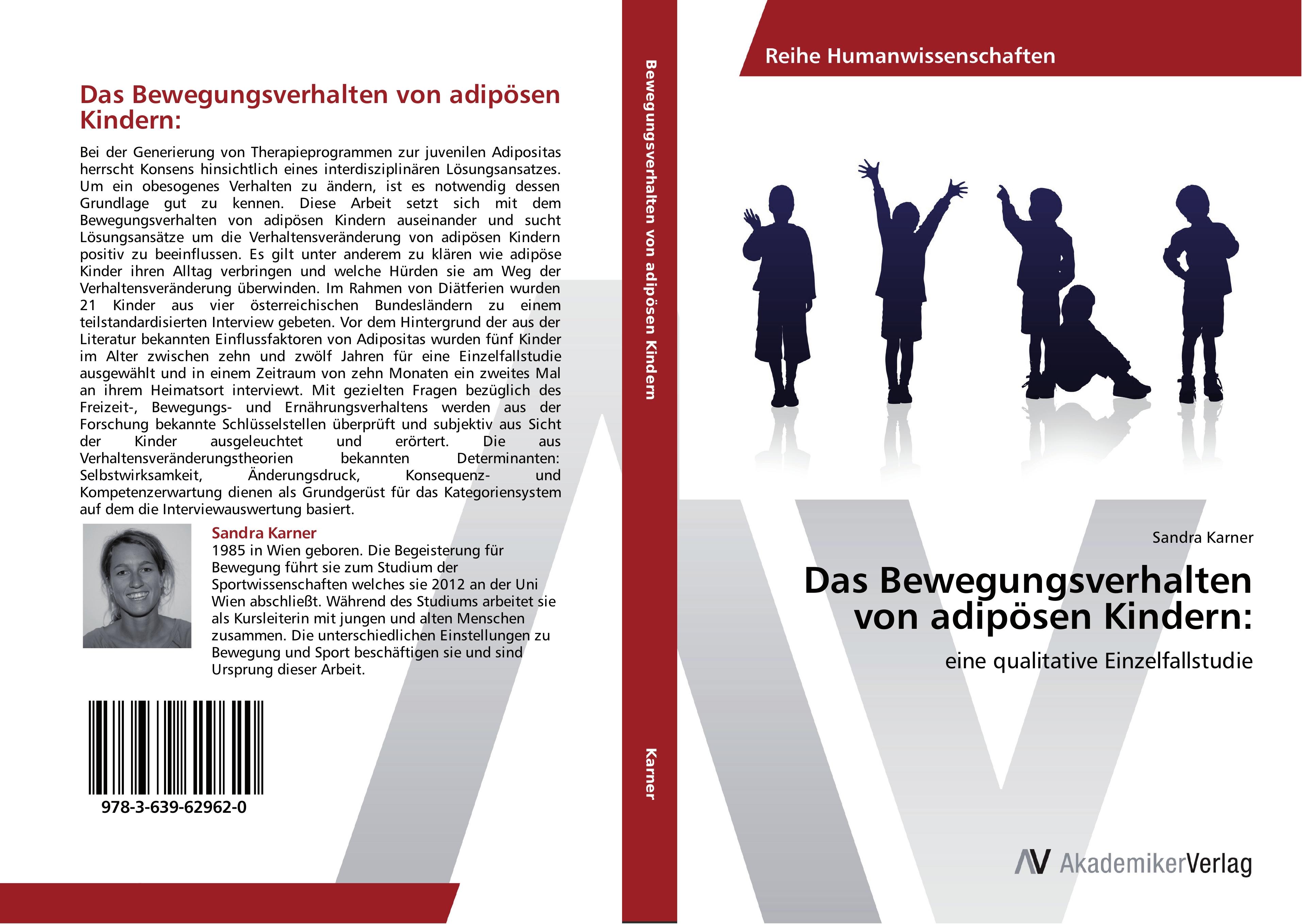 Vorderes Coverbild Das Bewegungsverhalten von adipösen Kindern: