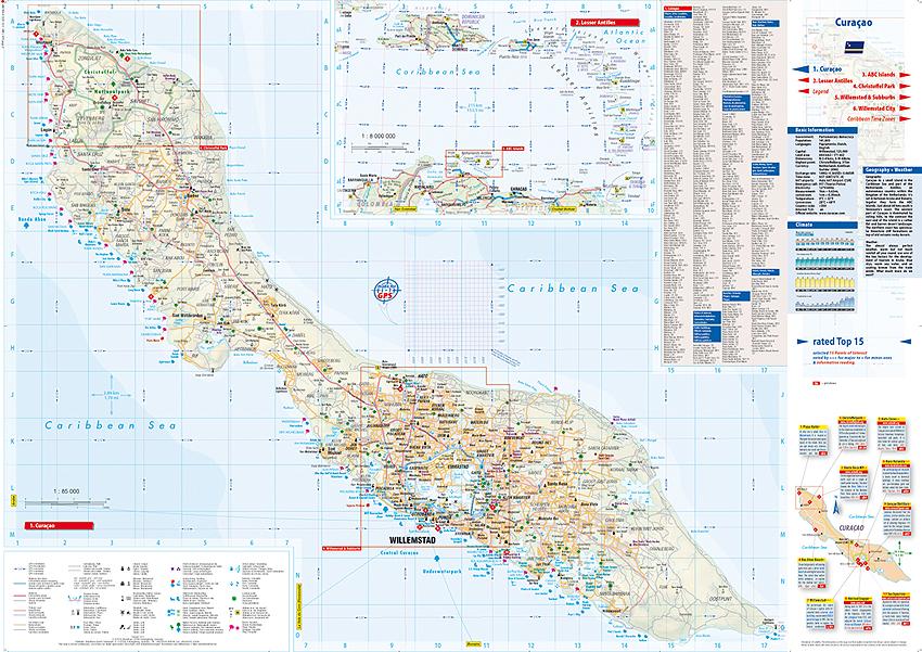 Beispielinhalt (Bild) Curaçao 1 : 85 000