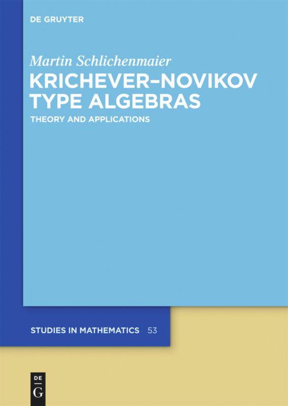Vorderes Coverbild Krichever-Novikov Type Algebras