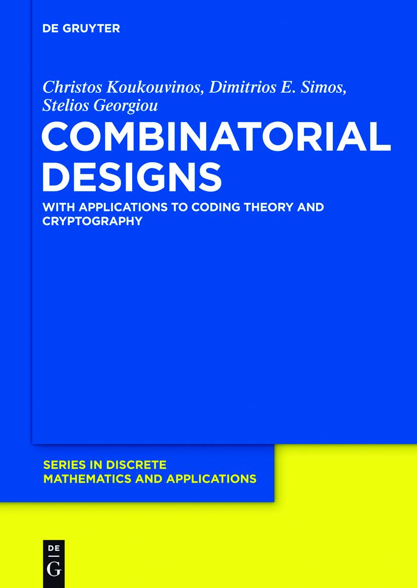 Vorderes Coverbild Combinatorial Designs