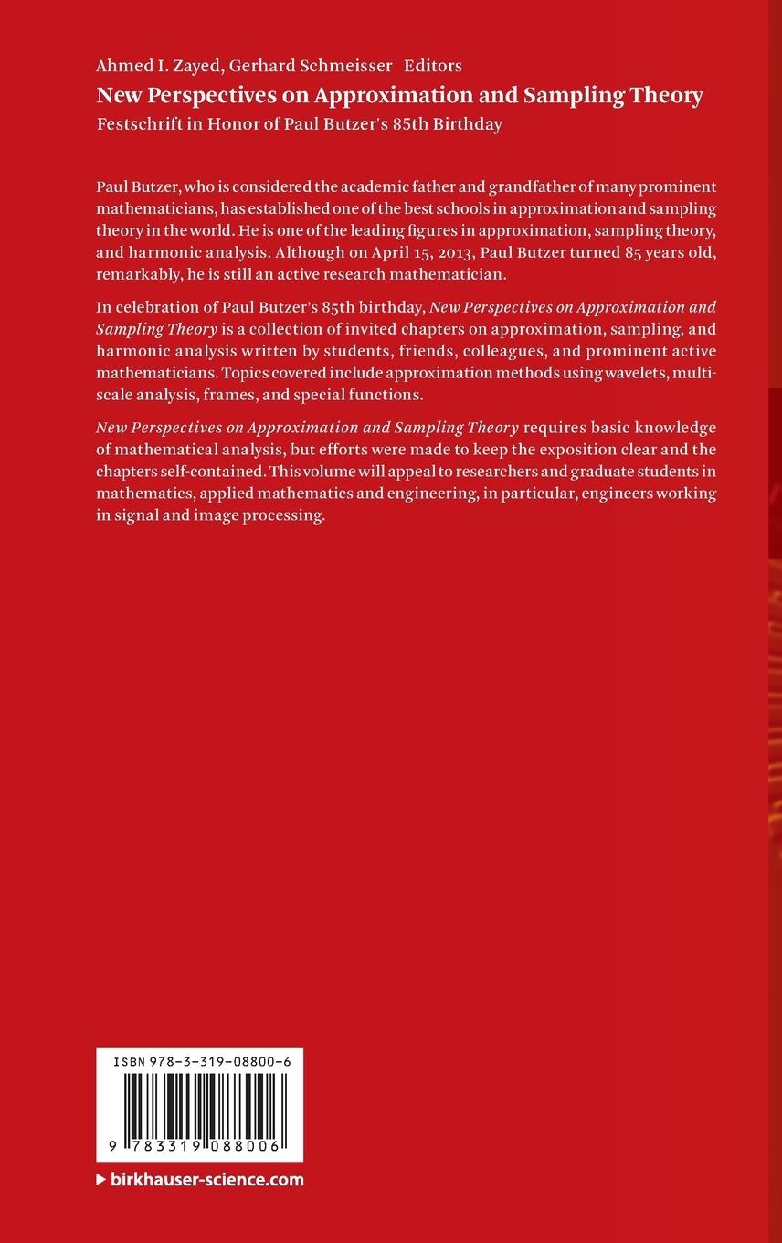 Rückseitencover New Perspectives on Approximation and Sampling Theory