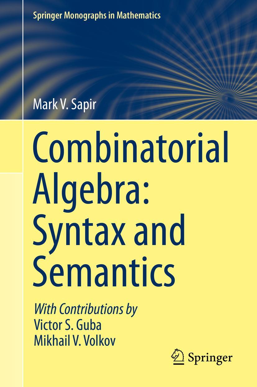 Vorderes Coverbild Combinatorial Algebra: Syntax and Semantics