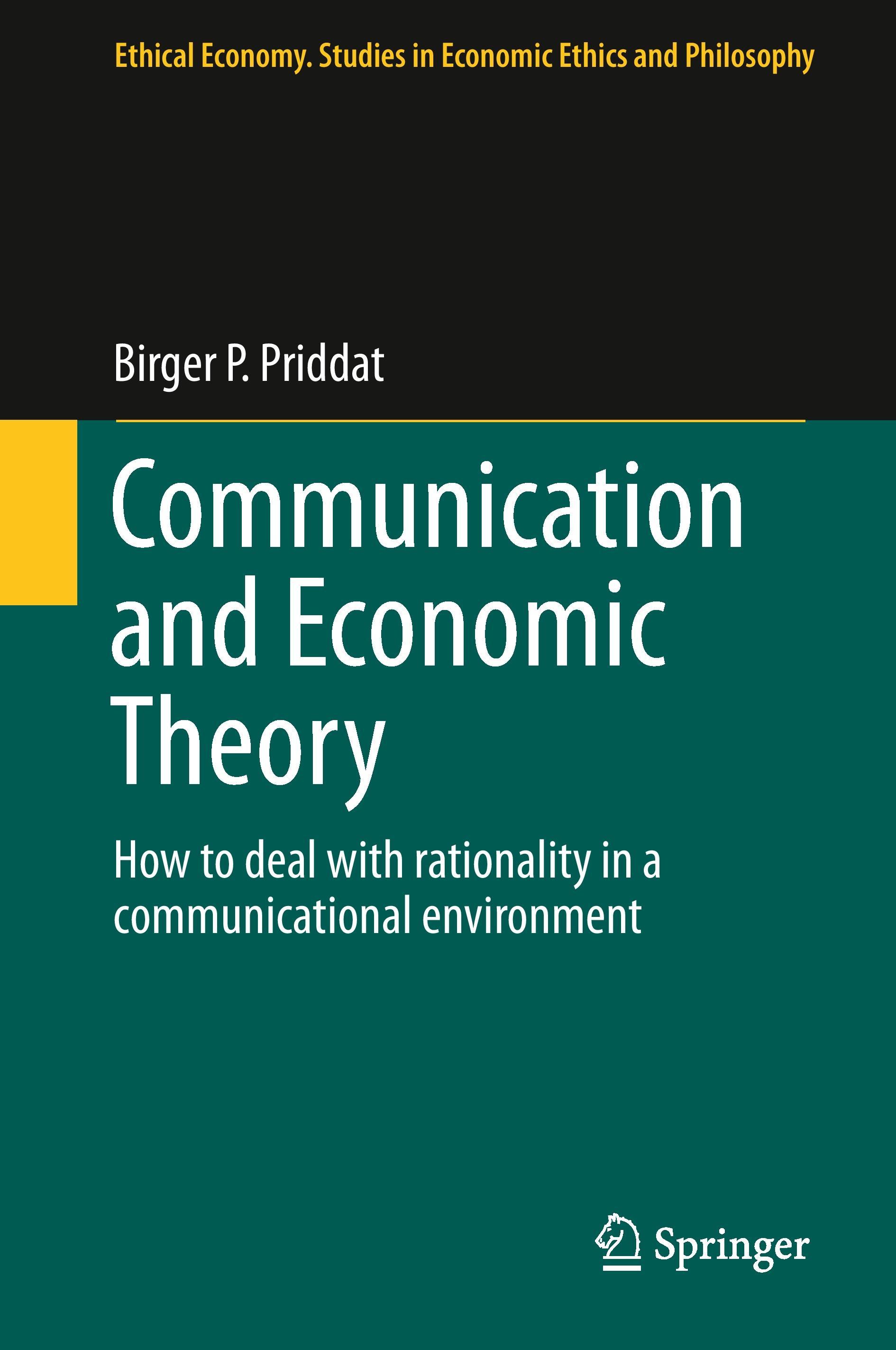 Vorderes Coverbild Communication and Economic Theory