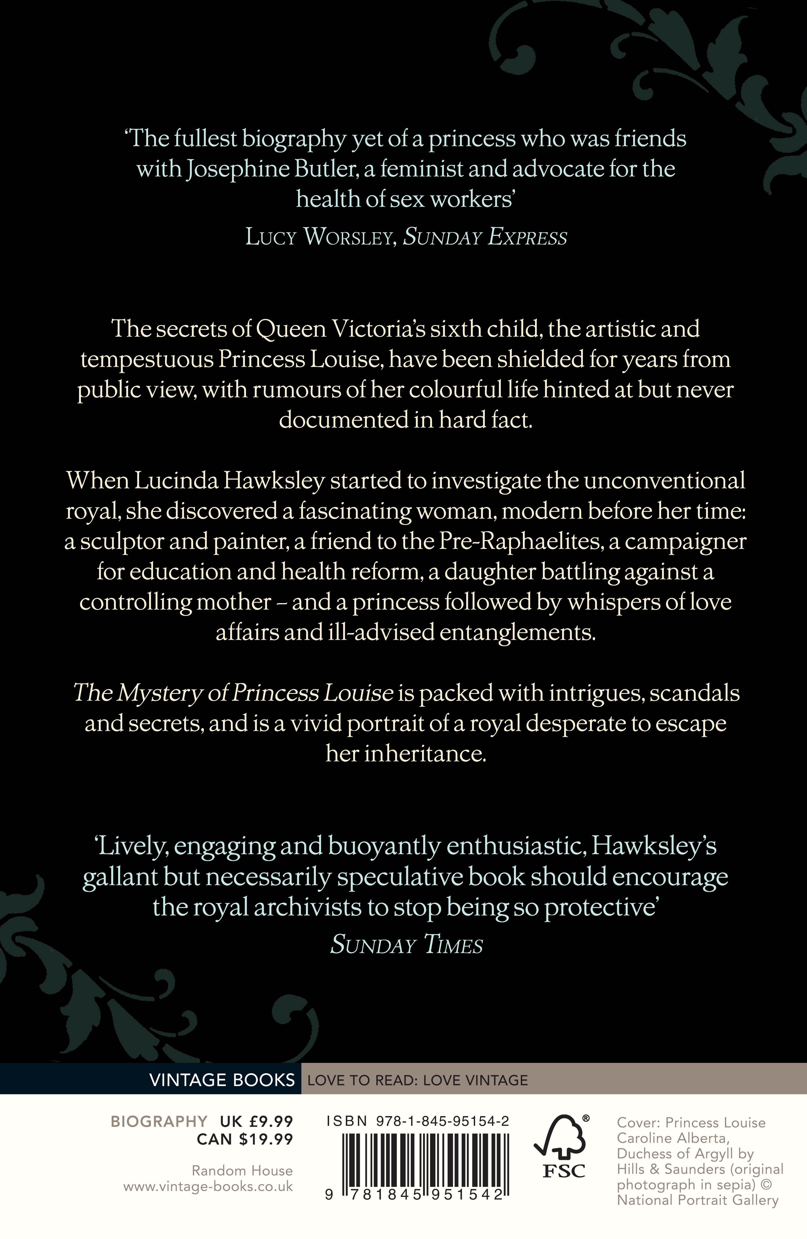 Rückseitencover The Mystery of Princess Louise