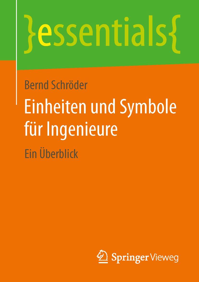 Vorderes Coverbild Einheiten und Symbole für Ingenieure