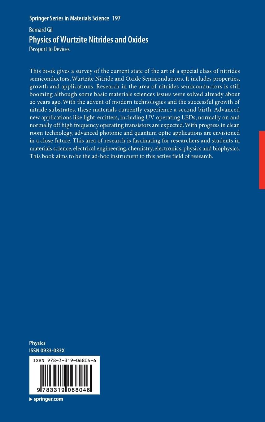 Rückseitencover Physics of Wurtzite Nitrides and Oxides