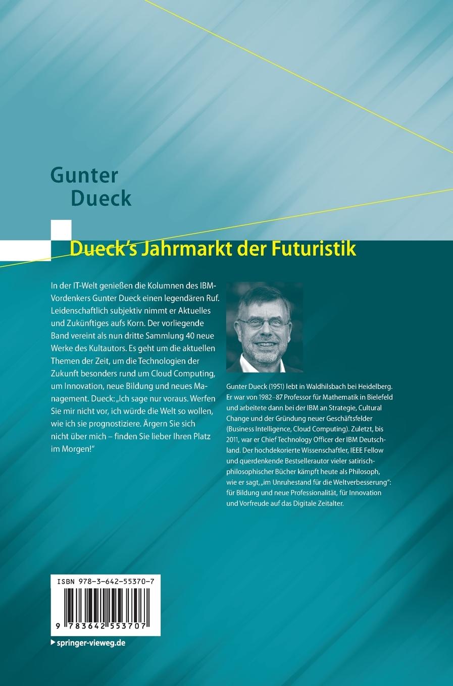 Rückseitencover Dueck's Jahrmarkt der Futuristik