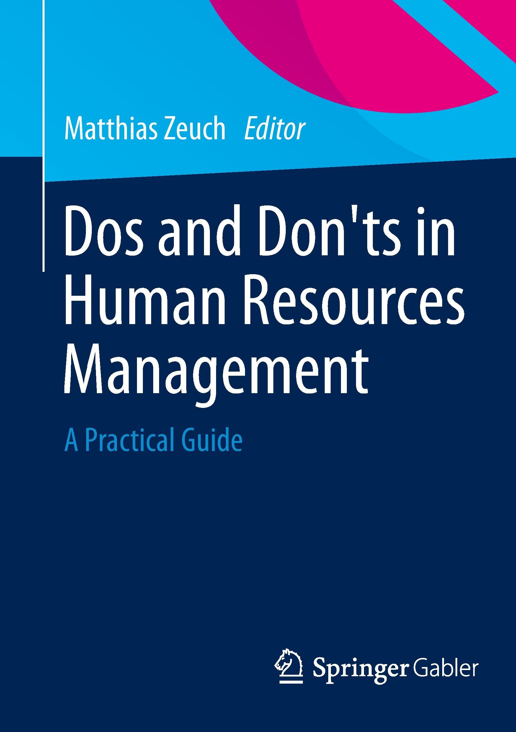 Vorderes Coverbild Dos and Don'ts in Human Resources Management