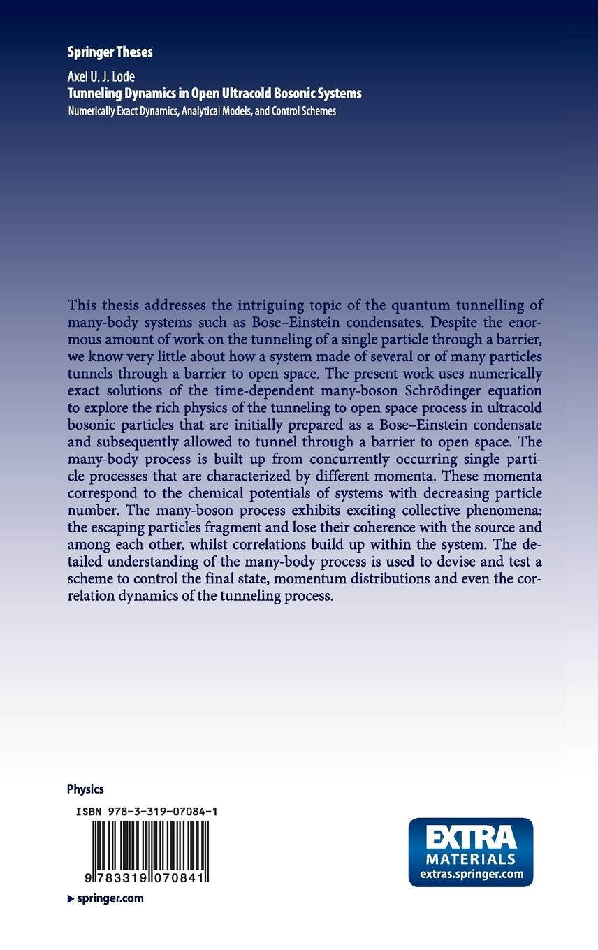 Rückseitencover Tunneling Dynamics in Open Ultracold Bosonic Systems